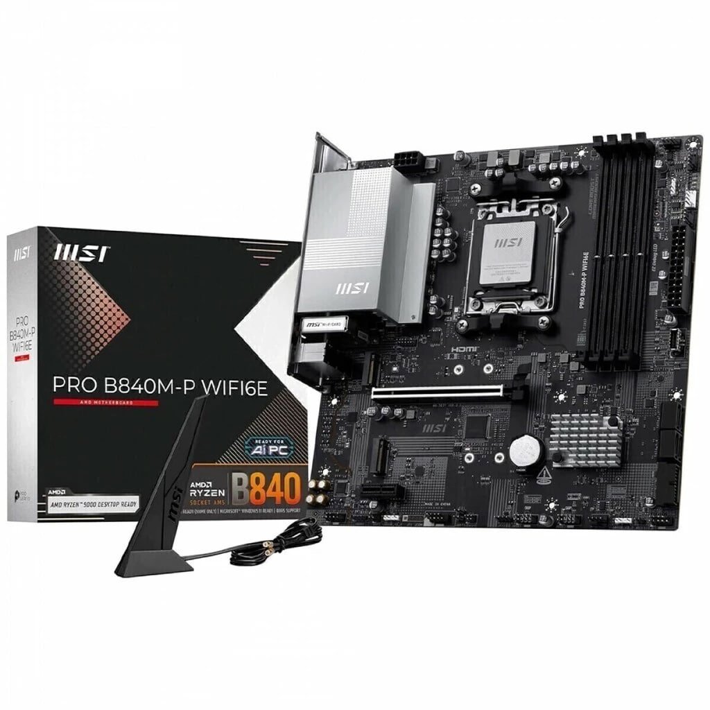 Placa Mãe MSI PRO B840M-P WIFI6E - AMD Ryzen AM5 - DDR5 🖥️