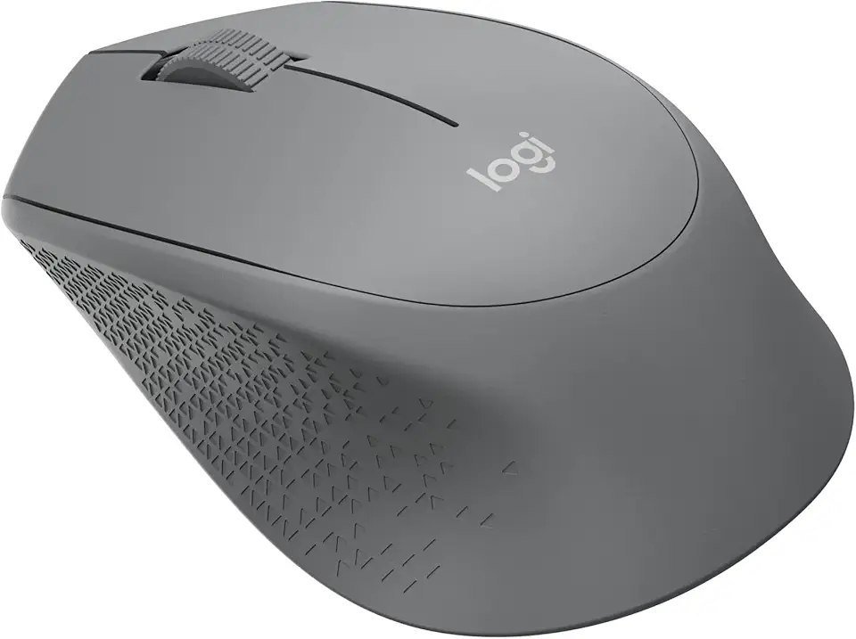 Mouse sem fio Logitech M280 com Conexão USB e Pilha Inclusa - Cinza 🖱️