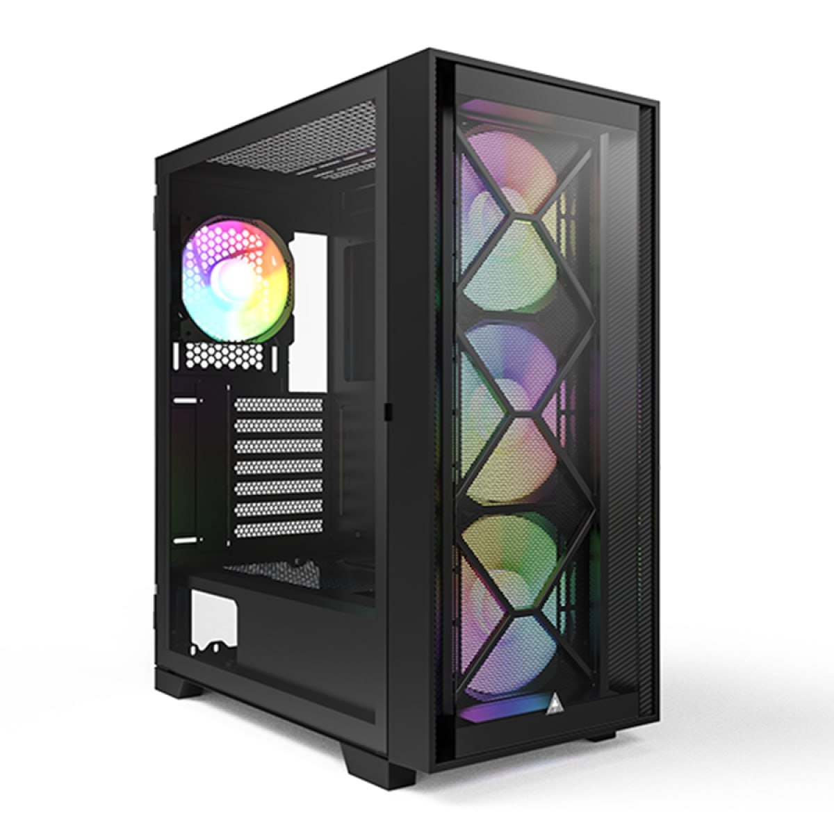 Gabinete Gamer Montech Air 1000 PREMIUM, Mid Tower, RGB, Vidro Temperado, Black, ATX, Sem Fonte, Com 4 Fans 🖥️✨