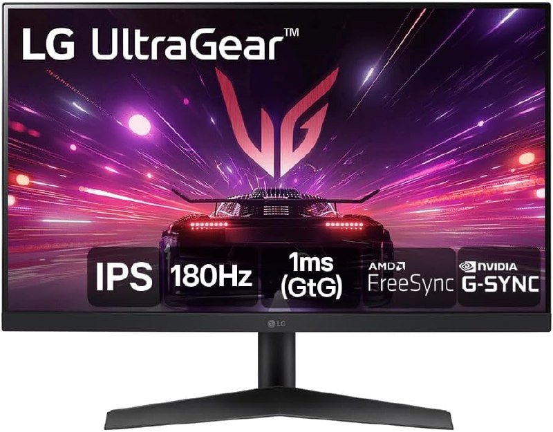 Monitor Gamer LG UltraGear 24” 24GS60F-B — IPS, Full HD, 180Hz, 1ms 🖥️🎮