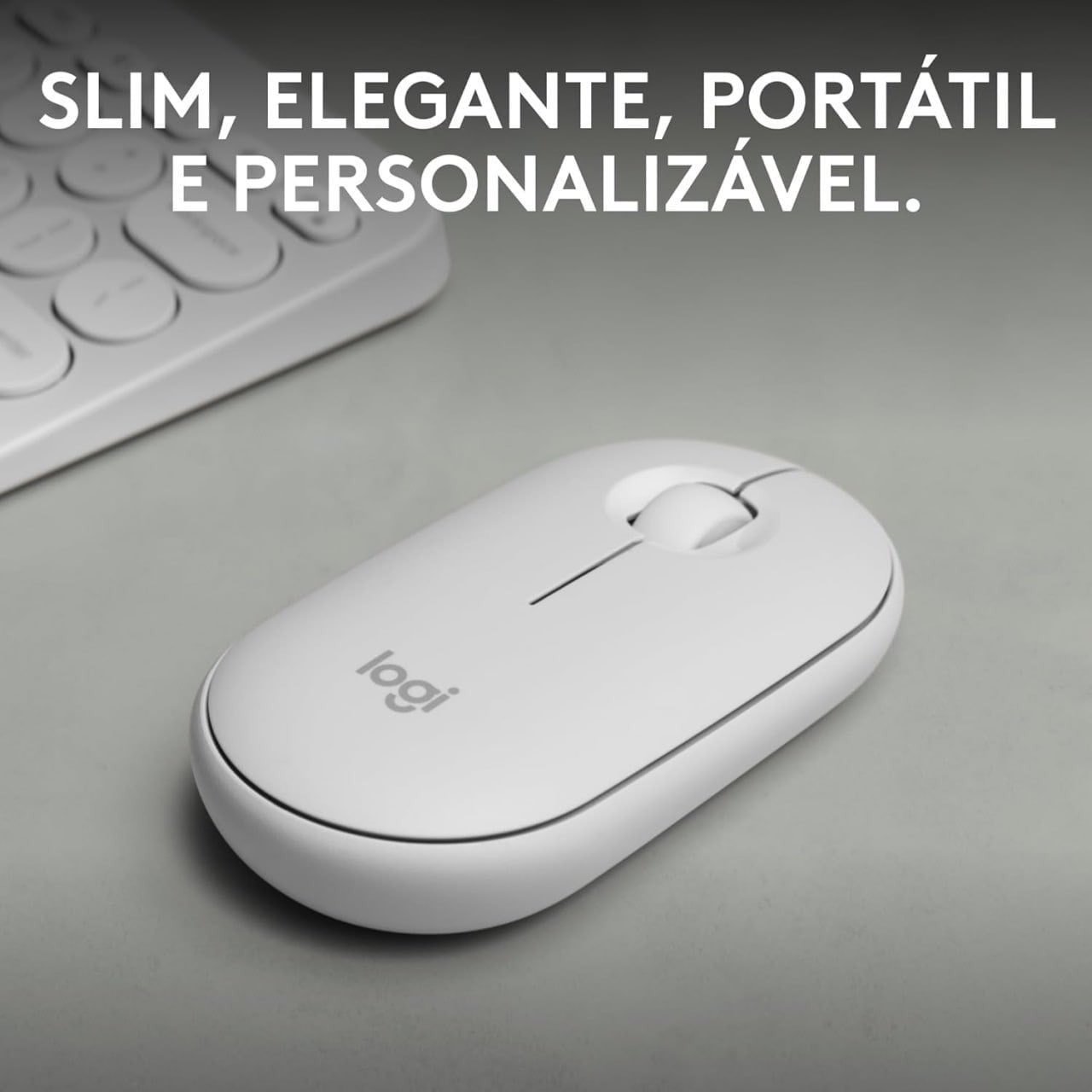 Mouse sem fio Logitech Pebble 2 M350s com Clique Silencioso 🖱️🛋️