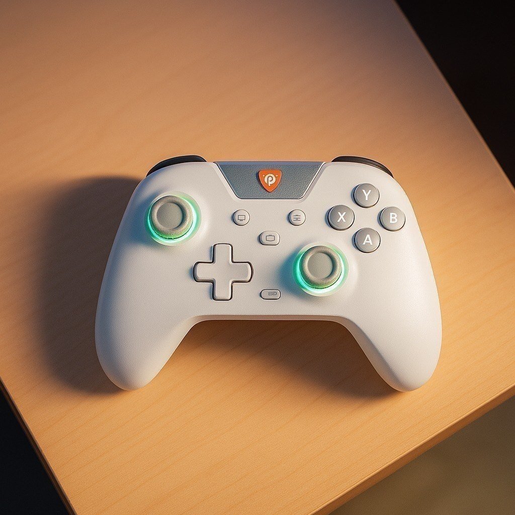 Controle Sem Fio EasySMX X05 RGB, Analógicos/Gatilhos Hall Effec (Branco ou Preto) 🎮🕹️