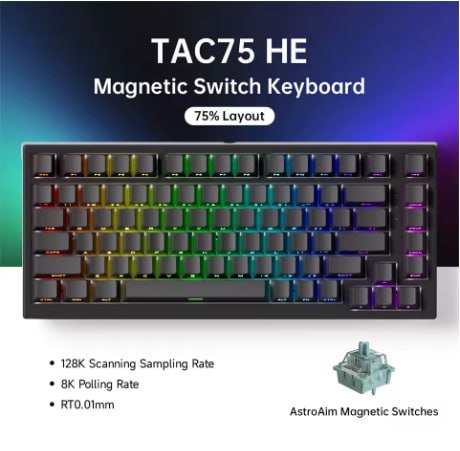 Teclado Magnético Akko Tac75 He 🇧🇷 