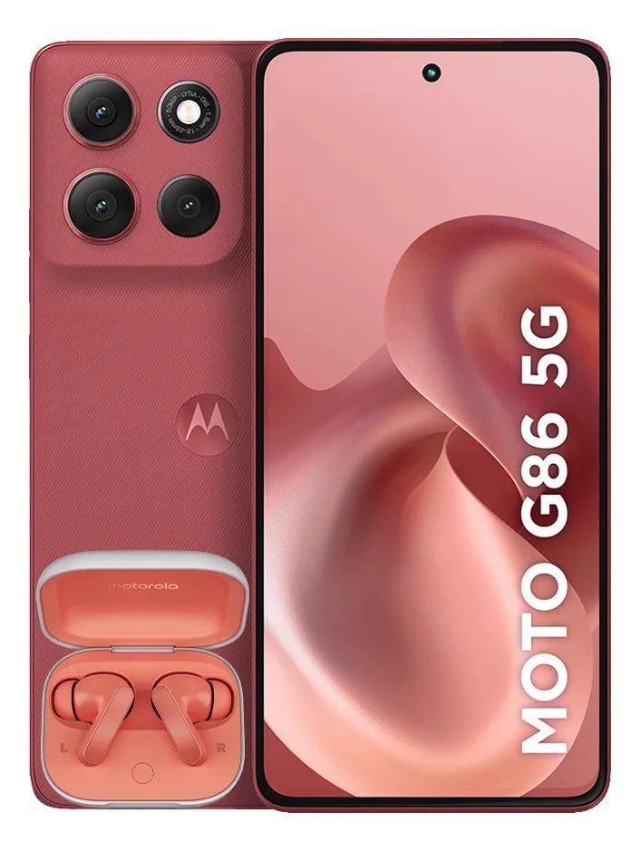 Smartphone Motorola Moto G86 5G + Moto Buds - 256GB 24GB (8GB RAM + 16GB RAM Boost) 📱🎧