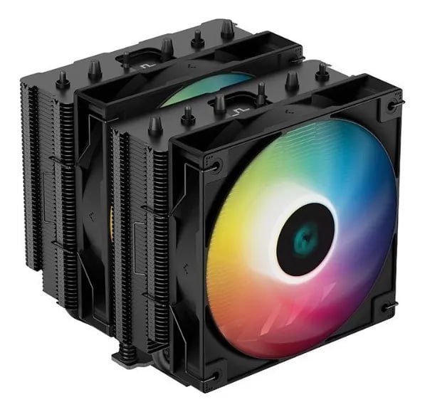 Air Cooler Deepcool Ag620 Bk Preto Dual Tower Argb 🧊❄️