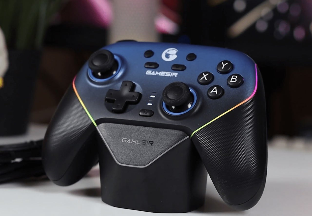 Controle Gamesir Super Nova Controle Com Dock sem fio Hall Effect, 1000mAh, Gatilho com ajuste, Girosópio, Faceplate removível 🇧🇷🕹️