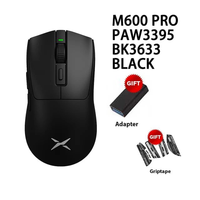 Mouse Gamer Delux M600 Pro Sem Fio Sensor PAW3395 🖱️🎮
