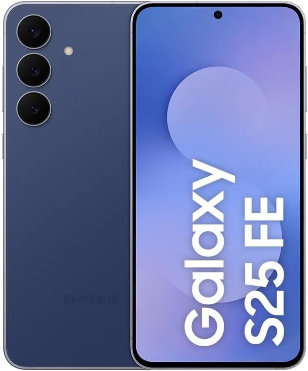 Celular Samsung Galaxy S25 FE 5G, 256GB, 8GB, Câmera Tripla - Azul Marinho 🛒📱