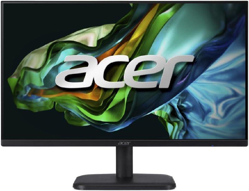 MONITOR ACER EK1 series - EK241Y Ebi Preto LED IPS 23.8” FHD 1920 x 1080 100 Hz sRGB 99% 1ms VRB AMD FreeSync ZeroFrame 🖥️