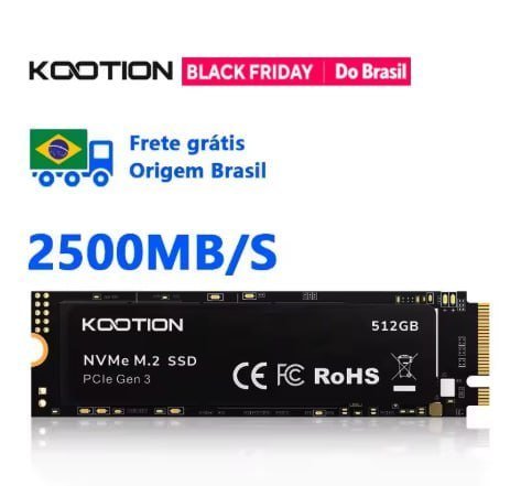 KOOTION Nvme M2 SSD 512GB 💻