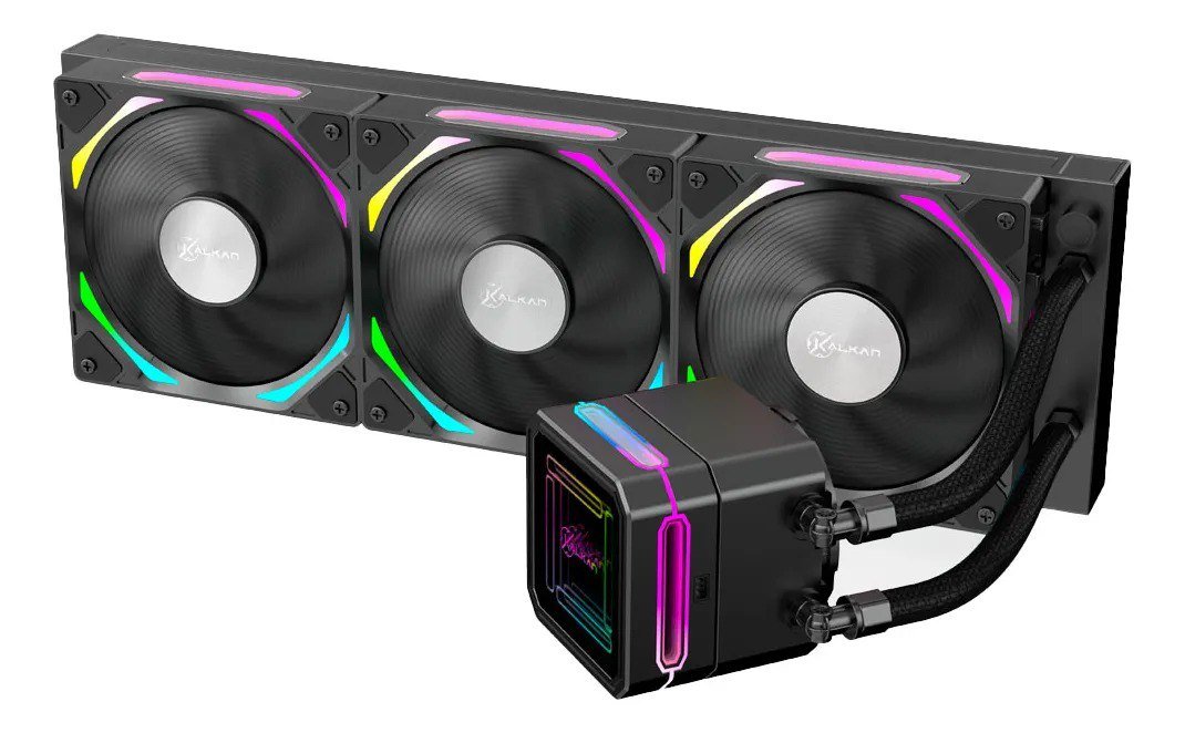 Water Cooler Kalkan Delta 360mm Argb Wireless Preto 🧊🖤