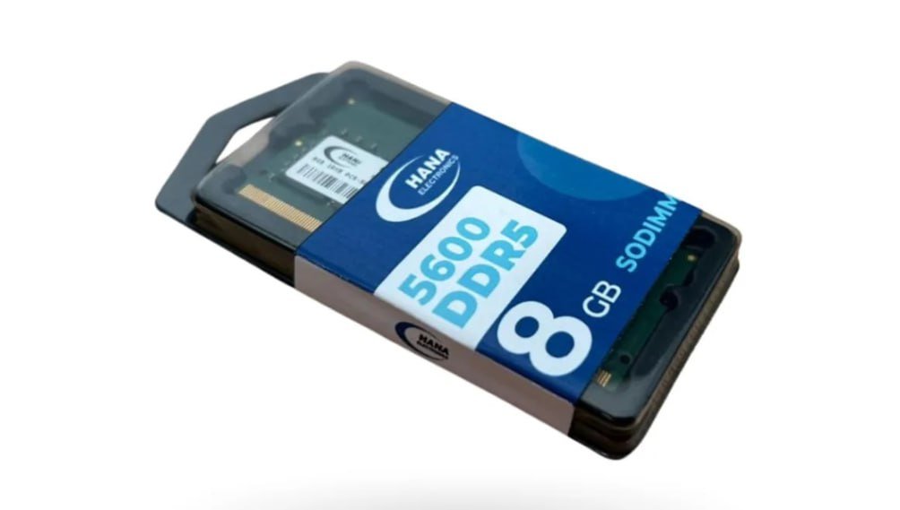 Memória Notebook 8GB DDR5 SODIMM 1x8 5600 MHz 🖥️💾