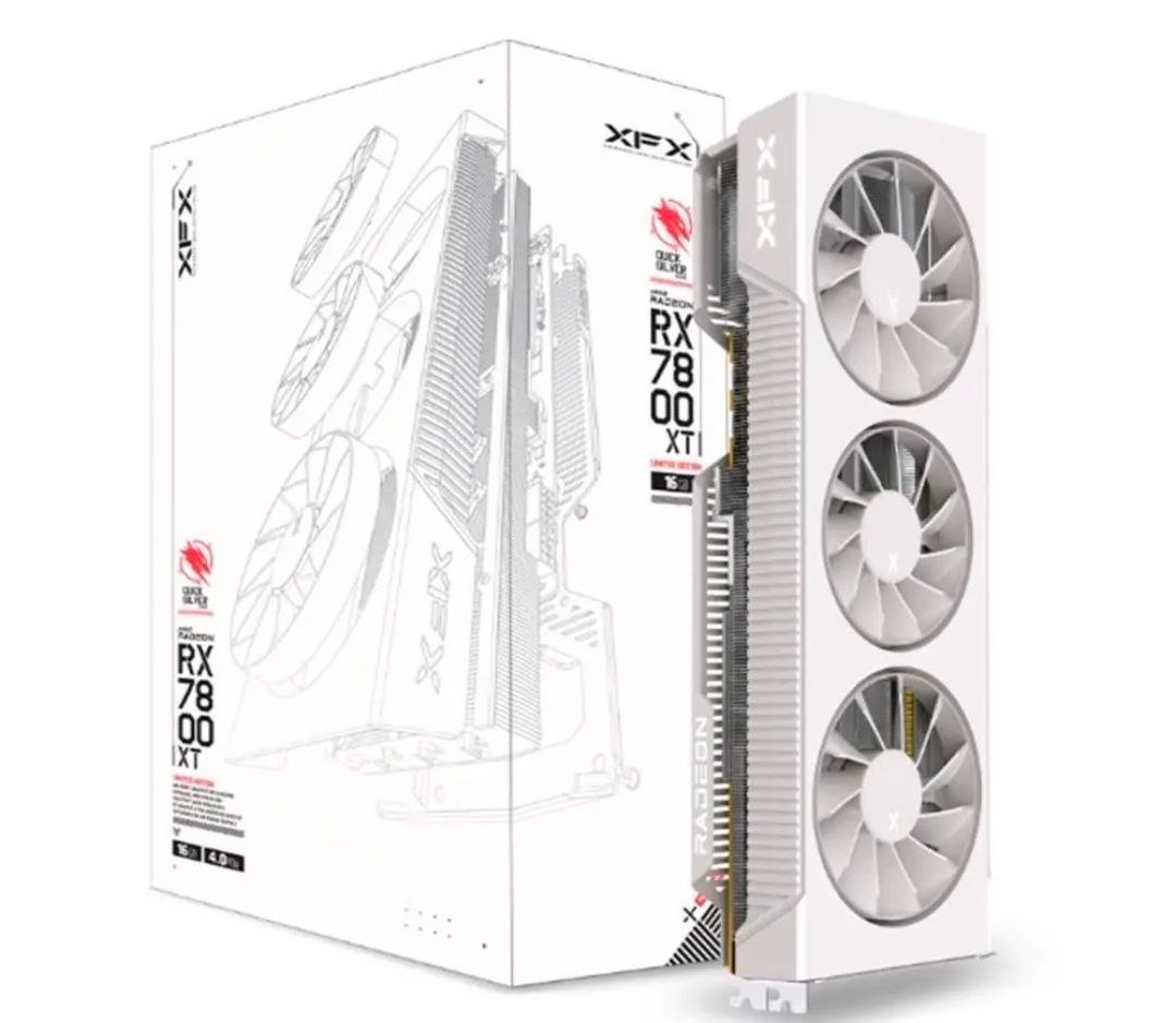 Placa de Vídeo RX 7800 XT 16GB Magnetic Air Gaming Graphics Card with XFX Qicksilver 🛒🎮
