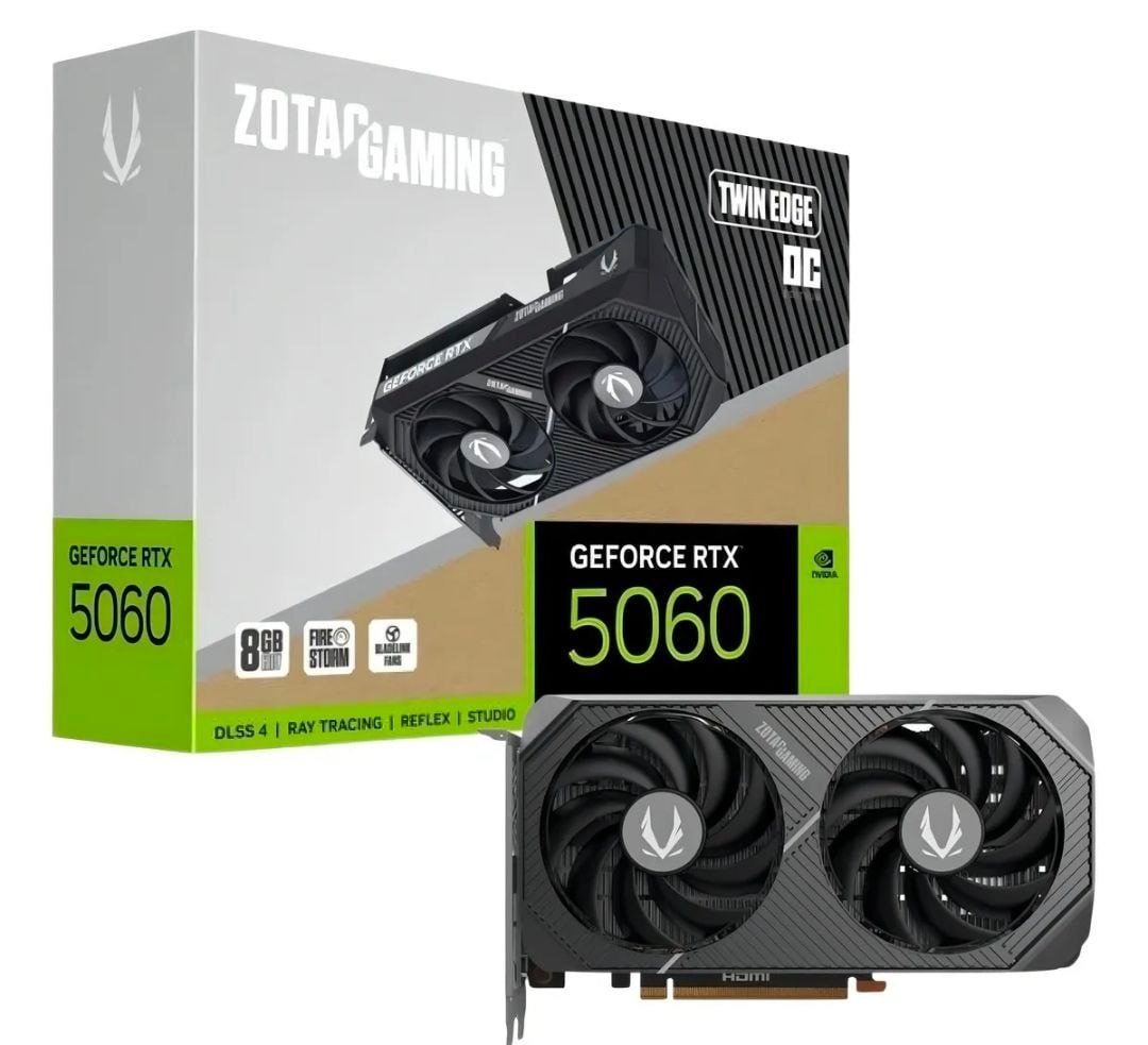 Placa De Vídeo Zotac Gaming Rtx 5060 8gb Gddr7 Oc 🖥️🎮