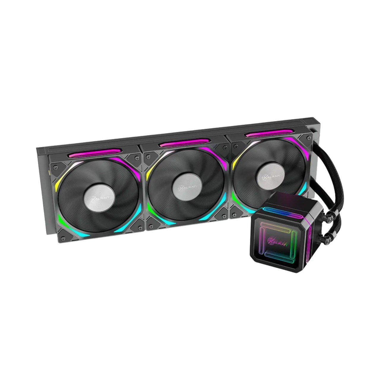 Water Cooler Kalkan Delta 360mm Argb Wireless Preto 💻❄️