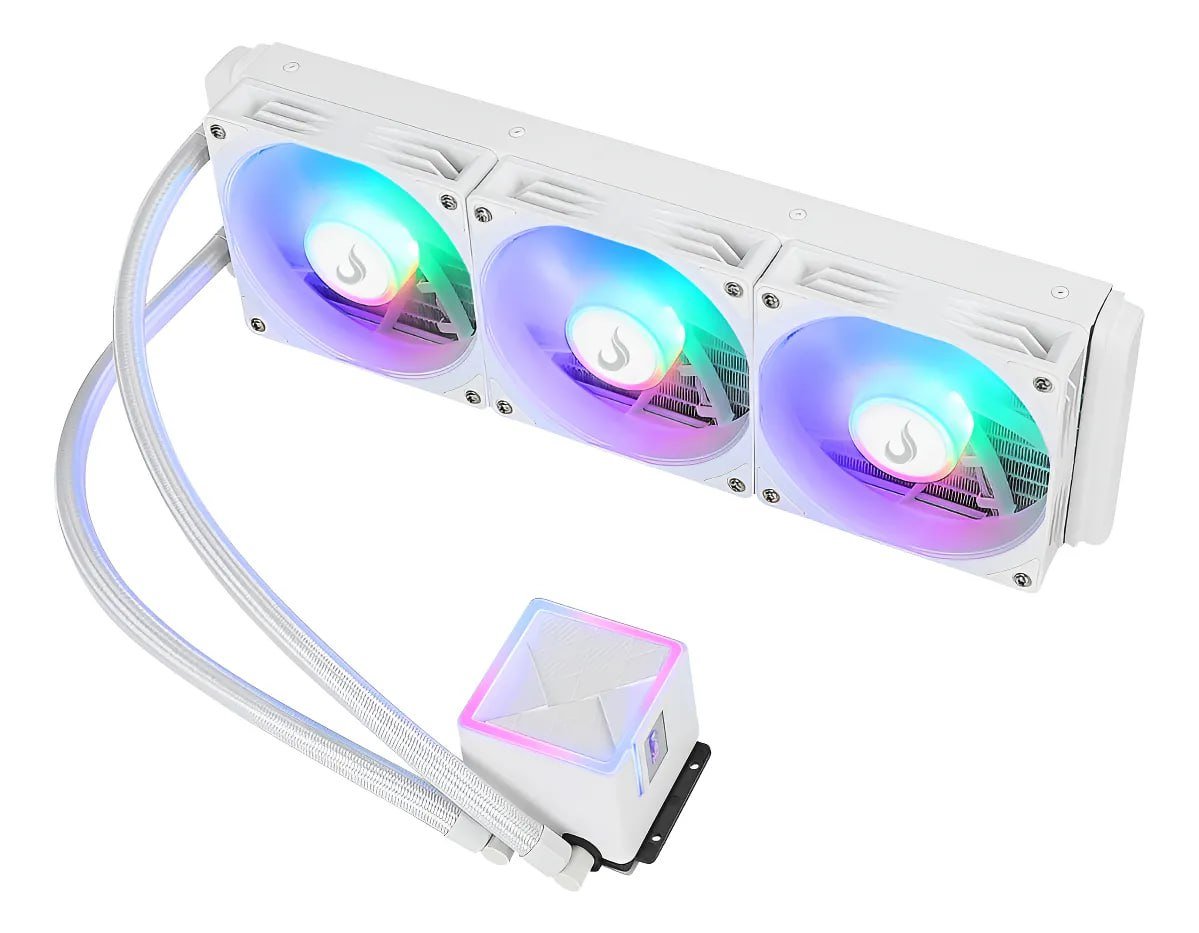 Water Cooler 360mm | Rise Mode | Frost Argb Rainbow - Branco