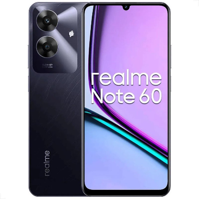 Realme Note 60 – Dual SIM – 128GB – 4GB RAM – Preto – 5G 🛒📱