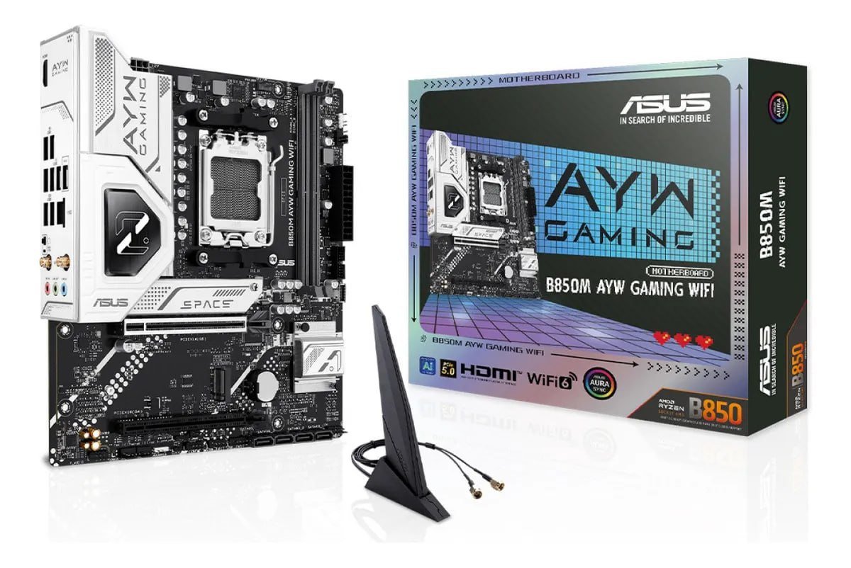 Placa Mãe Asus B850m Ayw Gaming Wi Fi