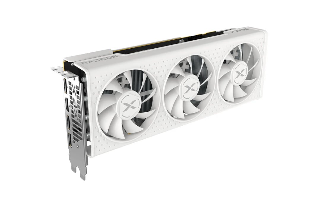 Placa de Vídeo XFX Speedster QICK308 Radeon RX 7600 White AMD Edition, 8GB, GDDR6 🔥