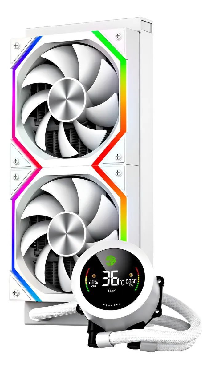 Water Cooler Digital Gamemax Ice Burg 240n2 White 💻❄️