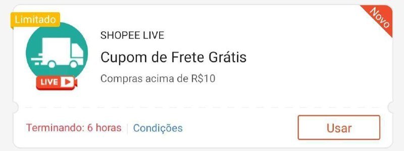 Cupom Frete Grátis Shopee