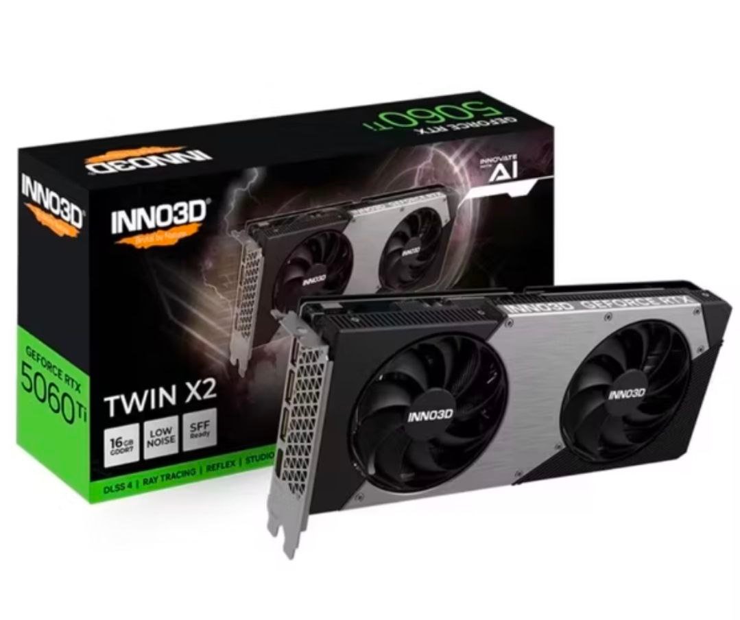 PLACA DE VÍDEO RTX5060 TI 16GB GDDR7 128BITS INNO3D 💻🖥️