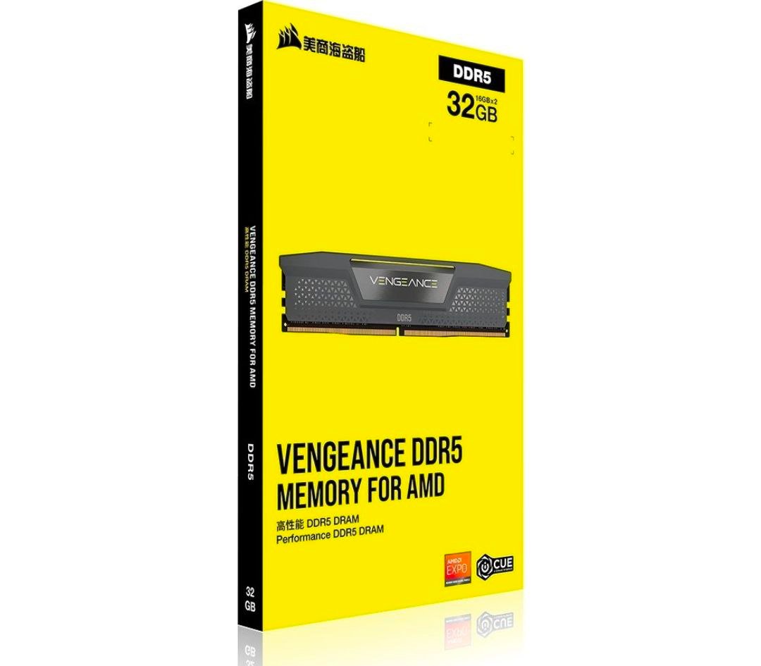 Memória RAM 32GB (2x16GB) DDR5 6000MHz CL40 Preta 🖤💻