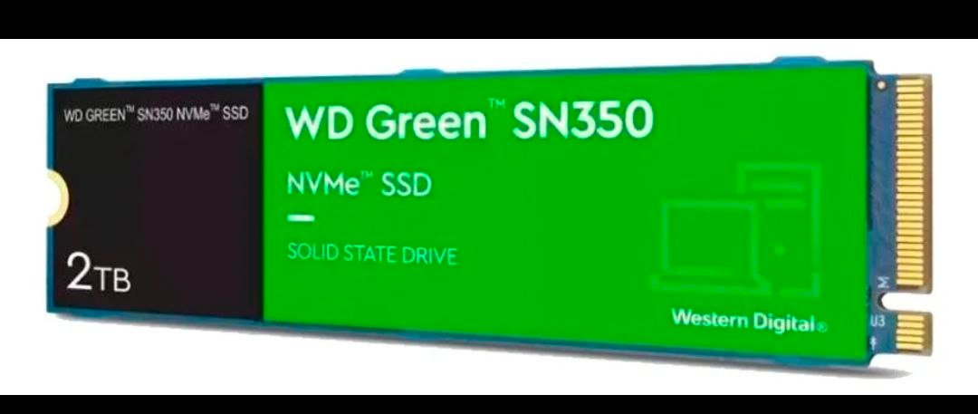 Ssd 2tb M.2 2280 Nvme Pcie Gen3 Western Digital WD Green 🛒💻