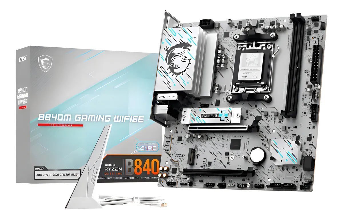 Placa Mãe Msi B840m Gaming Wifi6e Am5 2xddr5