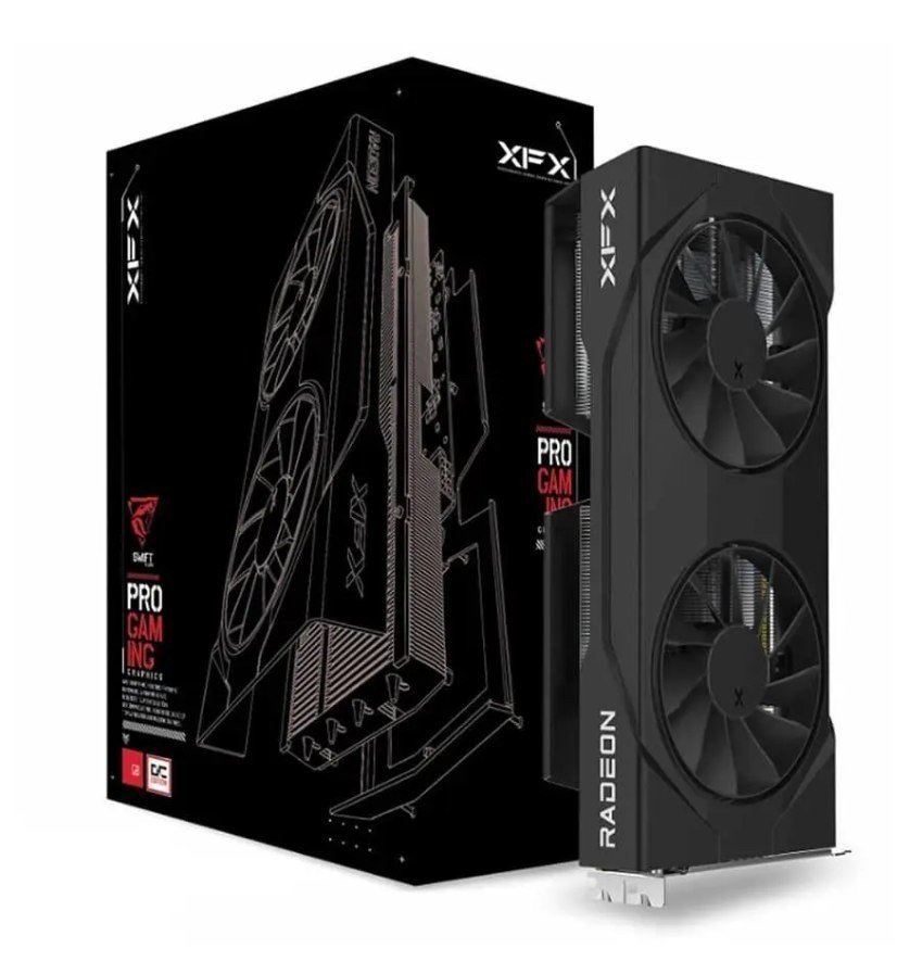 Placa de Vídeo XFX RX 9060 XT OC Gaming AMD Radeon, 16GB, GDDR6, 128bits, 20 Gbps, FidelityFX, RDNA 4