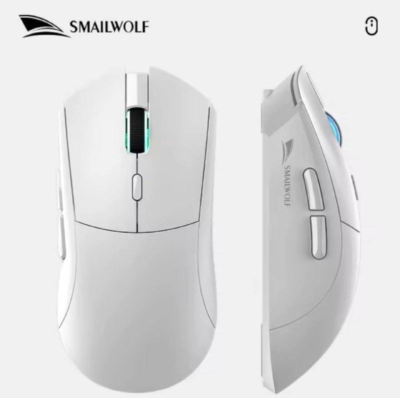 2x Mouse Gamer Sem Fio SMAILWOLF RS7, Sensor PAW3311 🖱️🎮