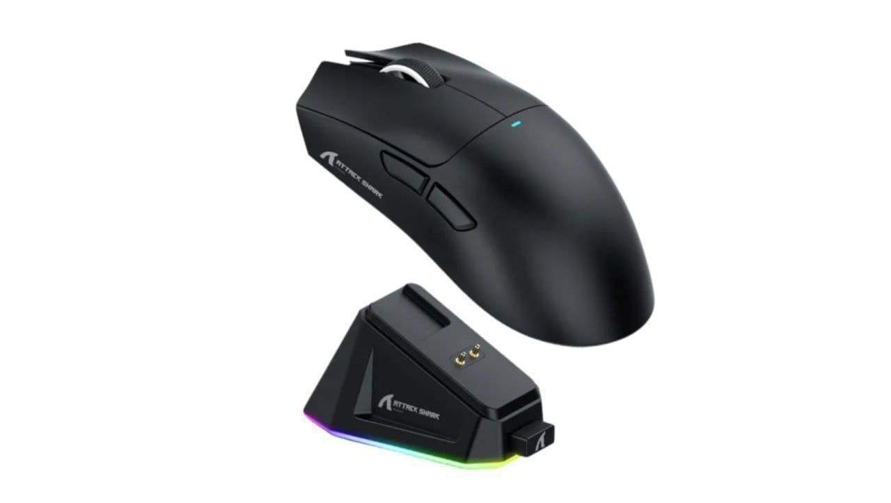 Mouse Sem Fio com Dock Attack Shark X11, Sensor Pixart 3311 🖱️🎮