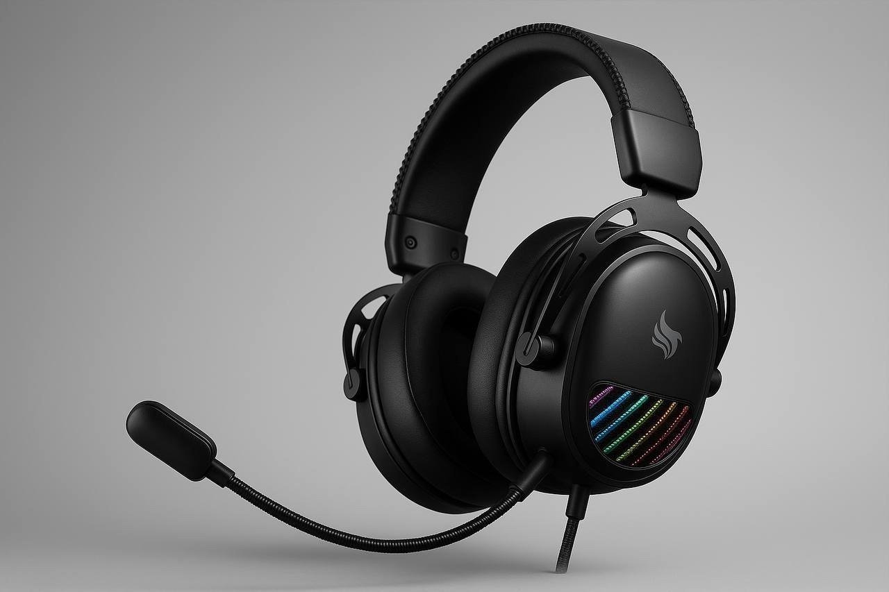 Headset Gamer Pichau Azuris Drivers 50mm Preto 🎧🎮🖤