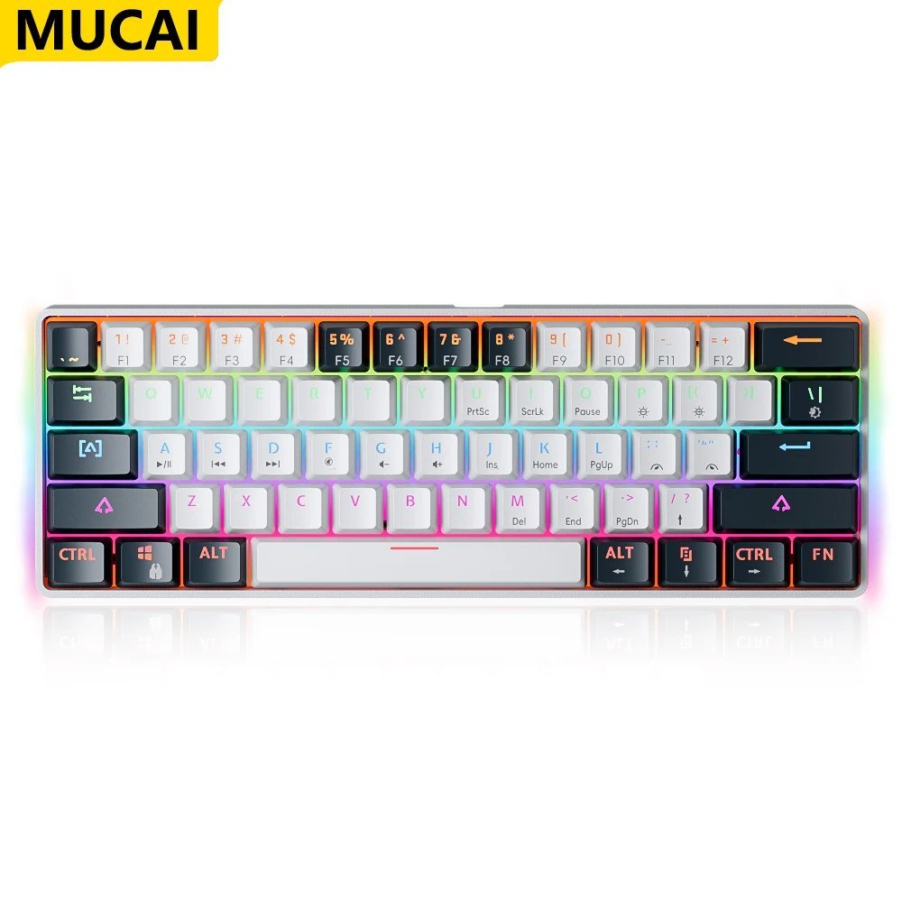 Teclado Mecânico Mucai Mk61 Hot Swappable 🖱️⌨️