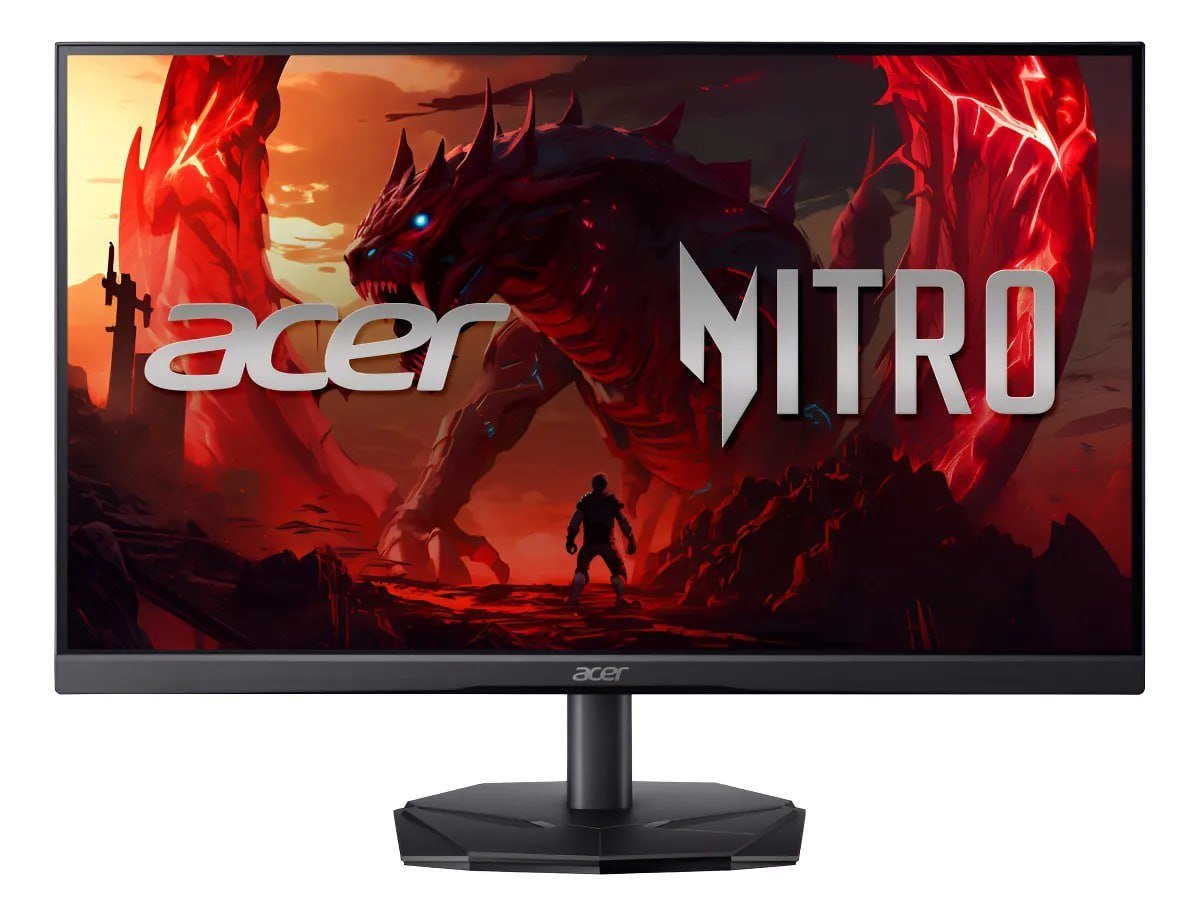 Monitor Gamer Acer Nitro 24,5" KG251Q X0 Full HD, LED VA, 200Hz, VRB, AMD FreeSync Premium, HDR 10 - Preto 🖥️🛒