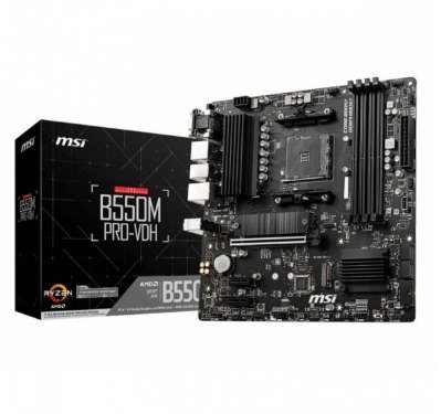 Placa Mãe MSI B550M PRO-VDH, Chipset B550, AMD AM4, mATX, DDR4 🖥️🛠️