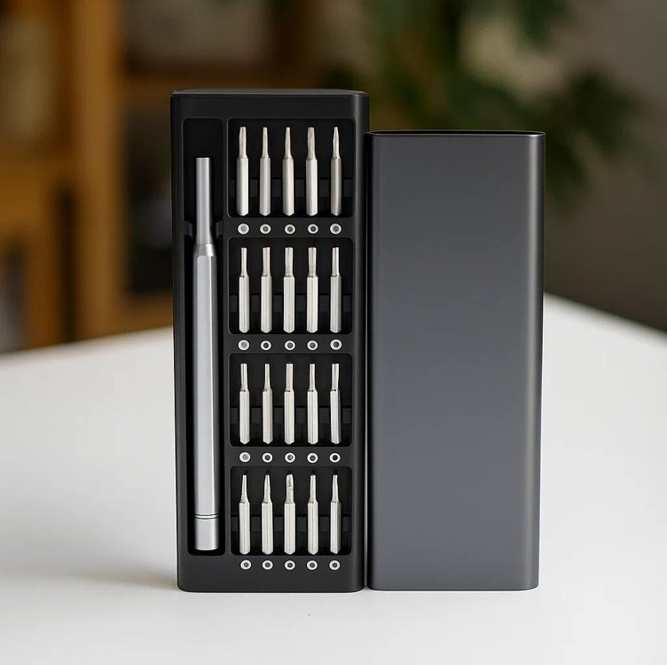 Kit Conjunto de Chave de Fenda 24 em 1 com Estojo Magnético 🔧🪛