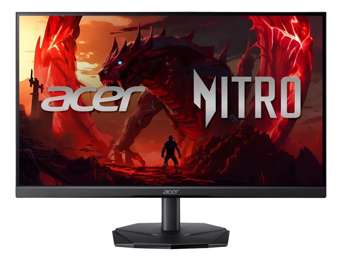 Monitor Gamer Acer Nitro 24,5" KG251Q X0 Full HD, LED VA, 200Hz, VRB, AMD FreeSync Premium, HDR 10 - Preto 🖥️🎮