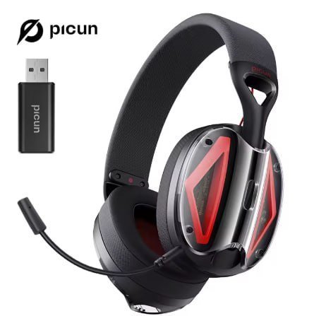 Headset Sem Fio Picun G1 2.4Ghz, Microfone removível 🇧🇷🛒🎧