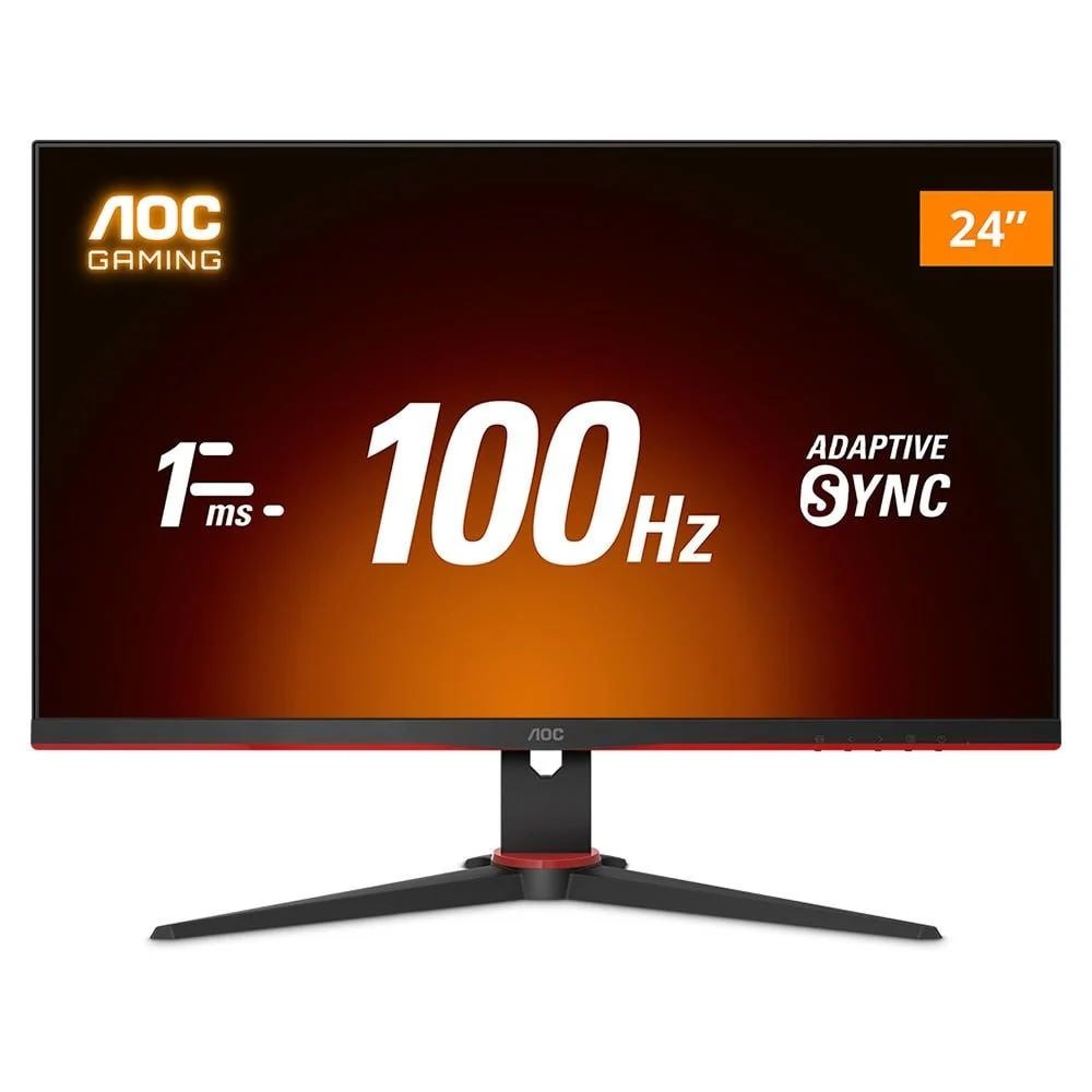 Monitor Gamer AOC 23.8", Full HD, 100Hz, 1ms, IPS 🖥️🎮