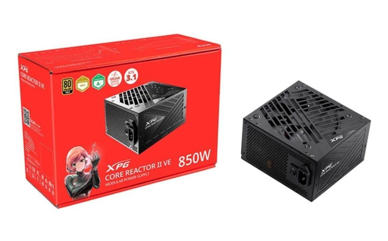 FONTE XPG CORE REACTOR II VE 850W ⚡🖥️