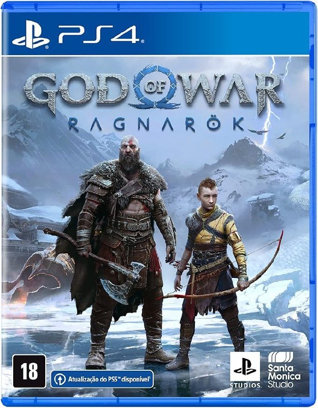 God of War Ragnarök - Edição Standard - PlayStation 4 🕹️🎮