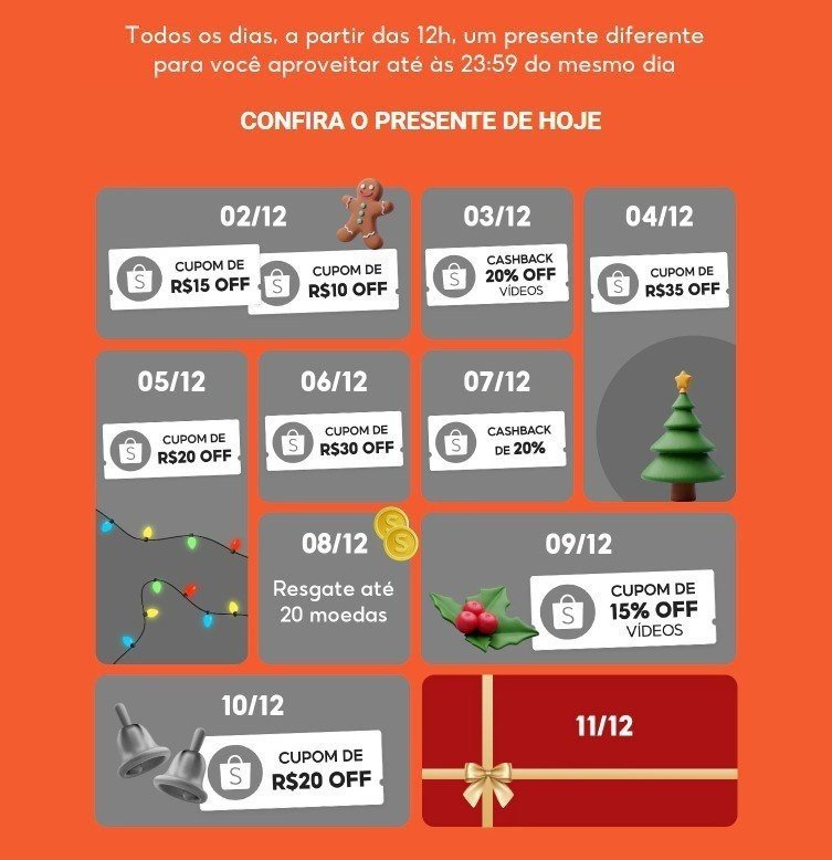 🎟️ SURPRESA SHOPEE 👀🔥  