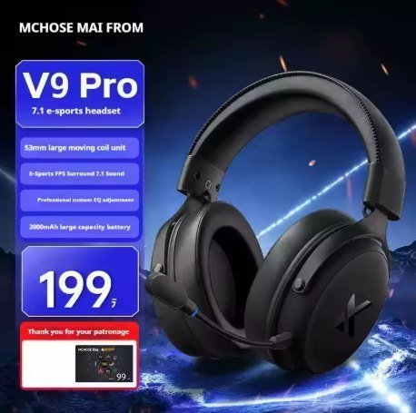 HEADSET SEM FIO MCHOSE V9 PRO 🎧🎧