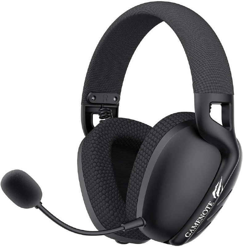 Havit Fone de Ouvido Headset Gamer Fuxi-H6 Black Com Fio e Sem Fio, Wireless 2,4GHz, Bluetooth, Cabo USB-C 🎧🎮