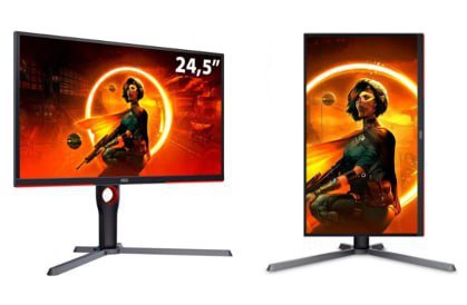 Monitor Gamer Aoc Destiny 24,5 Polegadas, 240 Hz, 0,5ms, Base ajustável 🖥️🎮