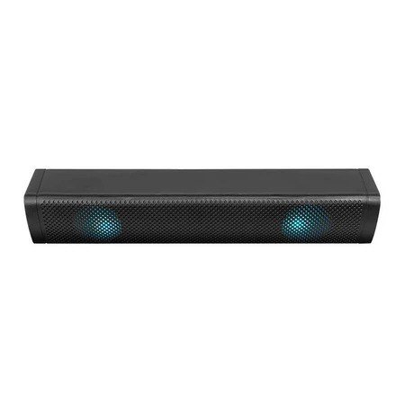 Caixa de Som TGT Voltrix Glow, 2x3W RMS, USB, Preto, TGT-VTXG-RB01 🛒🎵