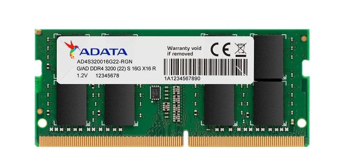 MEMORIA ADATA 32GB DDR4-3200MHZ 1.2V - NOTEBOOK