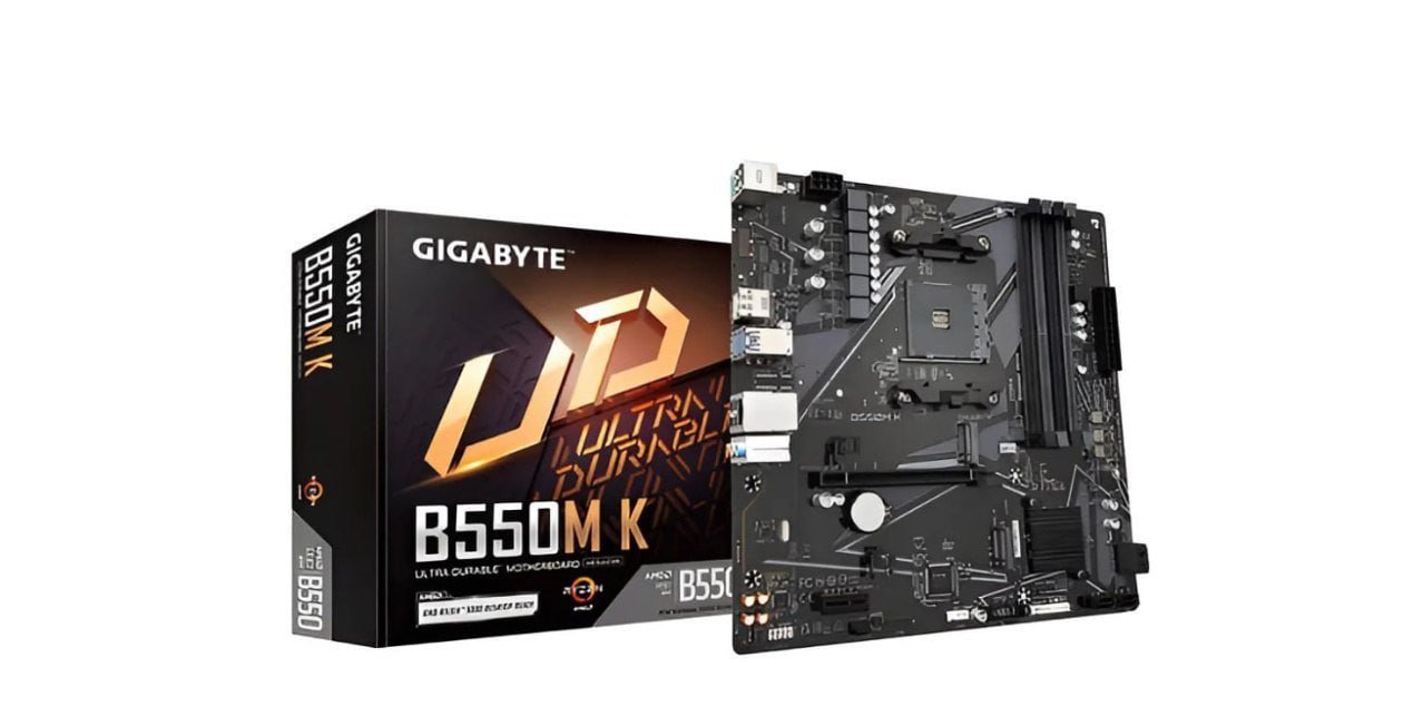 Placa mãe Gigabyte B550mk DDR4 AM4 🖥️💻