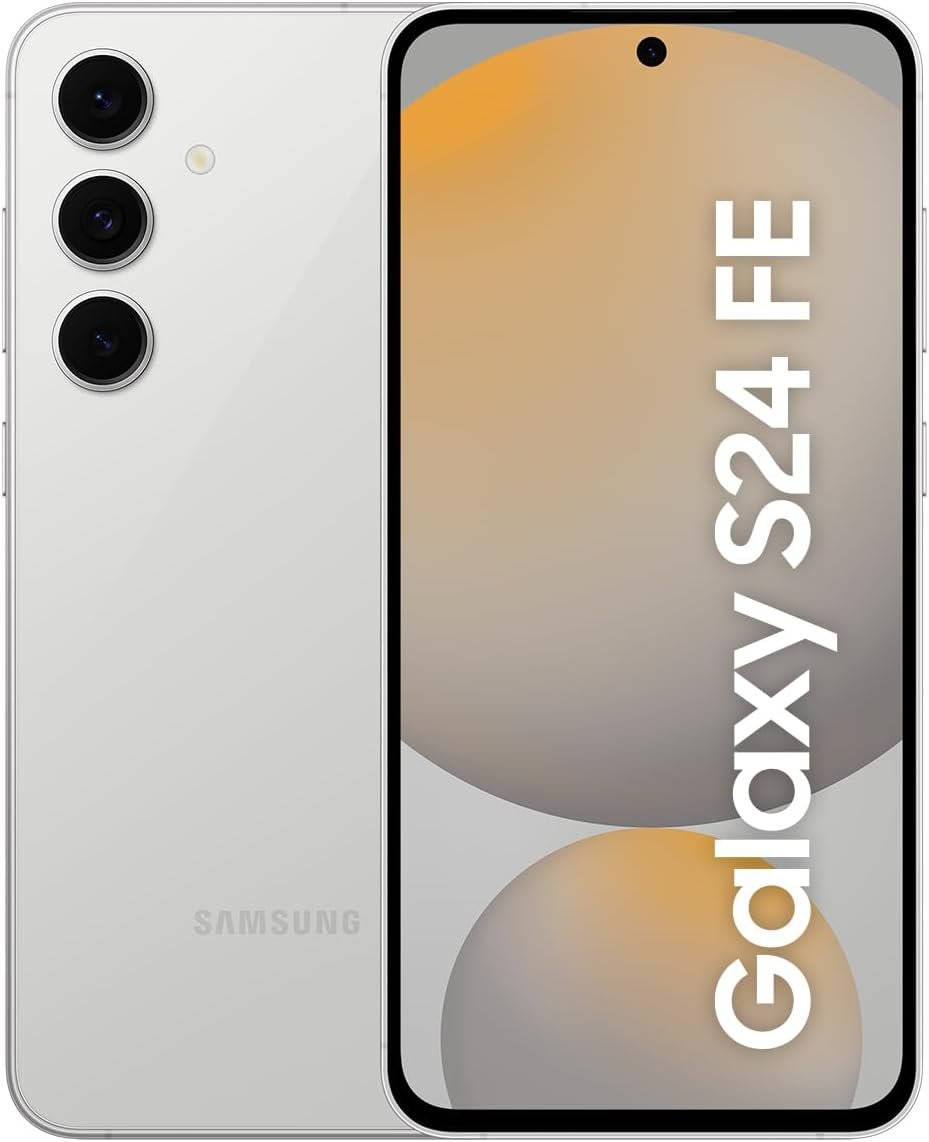 Celular Samsung Galaxy S24 FE 5G 128GB 8GB RAM Tela 6.7" Câm. Tripla 50+12+8MP Frontal 10MP, Galaxy AI - Cinza 🛒📱